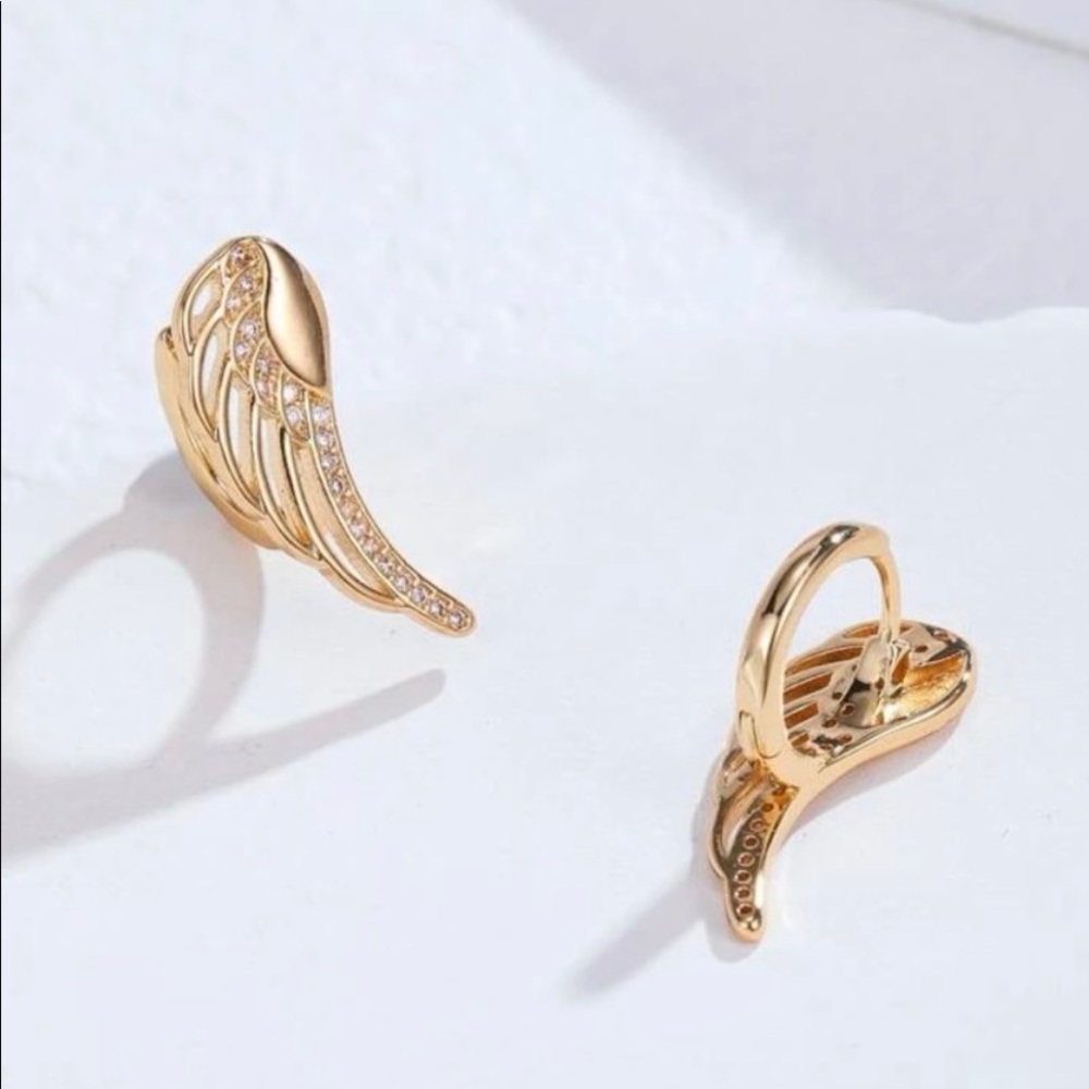 Angel wings earrings